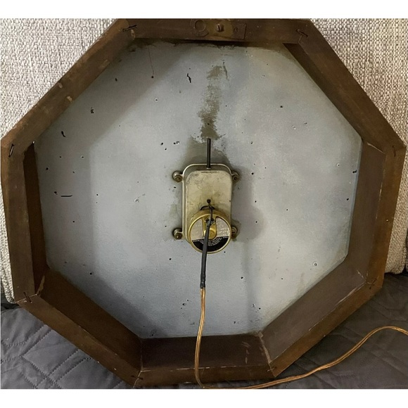 ORIGINAL 1930 PORCELAIN LABATT'S BEER CLOCK Shonbeck Clock Co. Canada - Picture 12 of 13